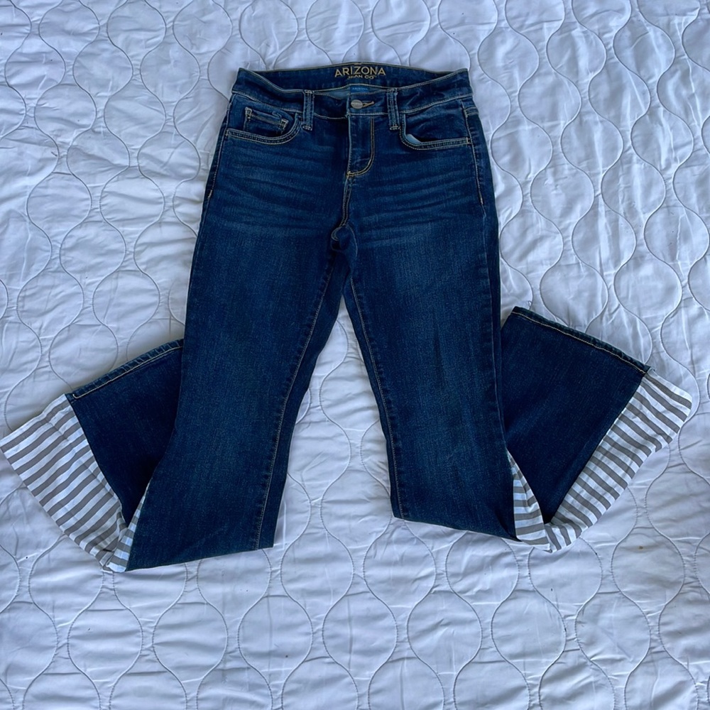 Dark was flare pants